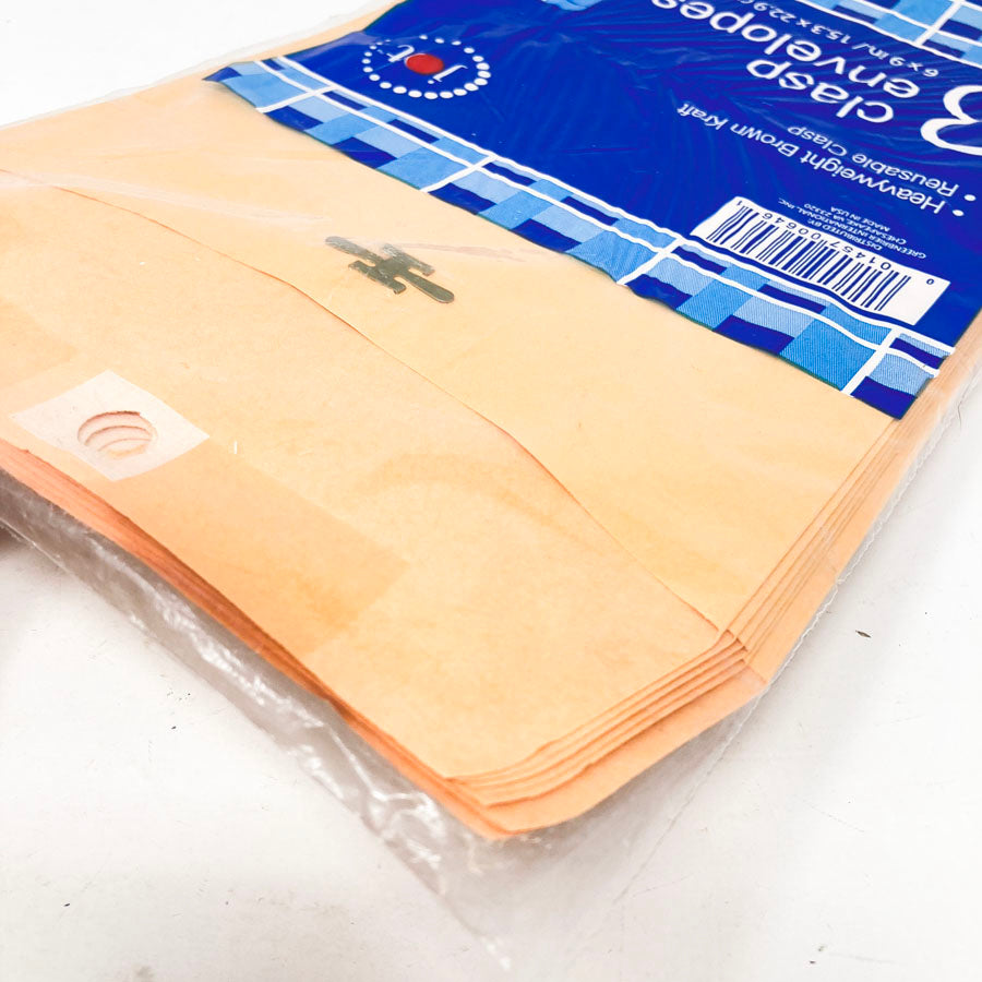 Jot Heavyweight Kraft Clasp Envelopes