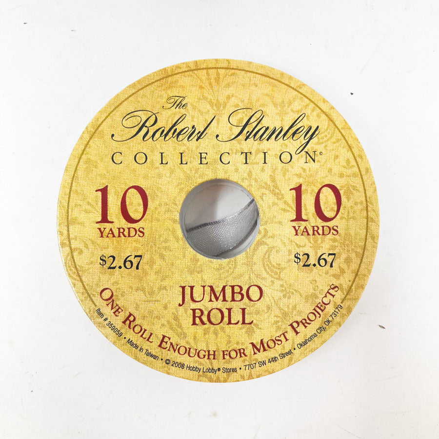 The Robert Stanley Collection- Silver Mesh Ribbon 1/2"