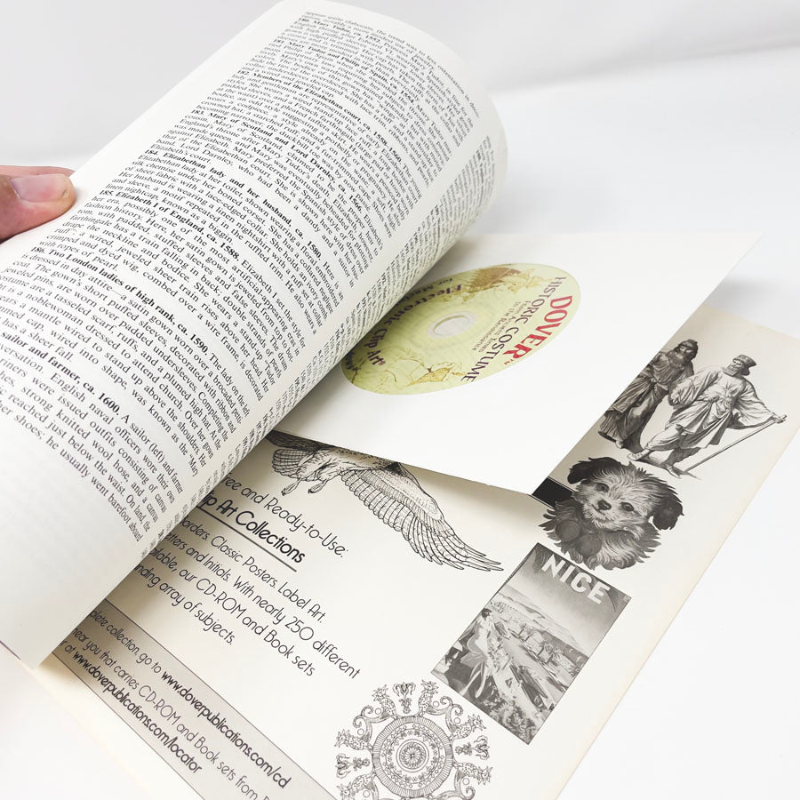 Ancient Times to Renaissance - Historic Costume Dover Clip Art Book & CD