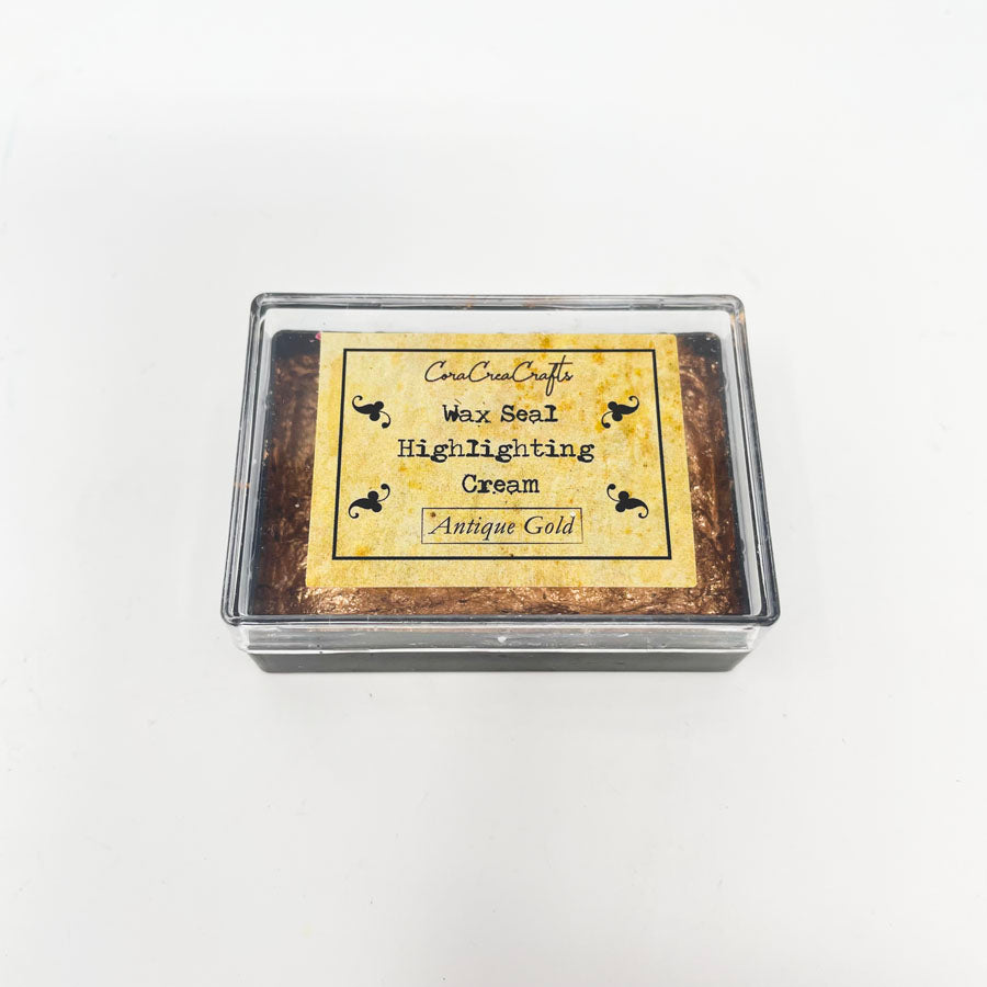 Antique Gold Wax Seal Highlighting Cream