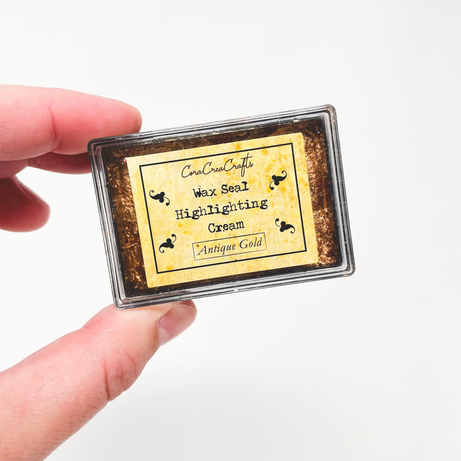 Antique Gold Wax Seal Highlighting Cream
