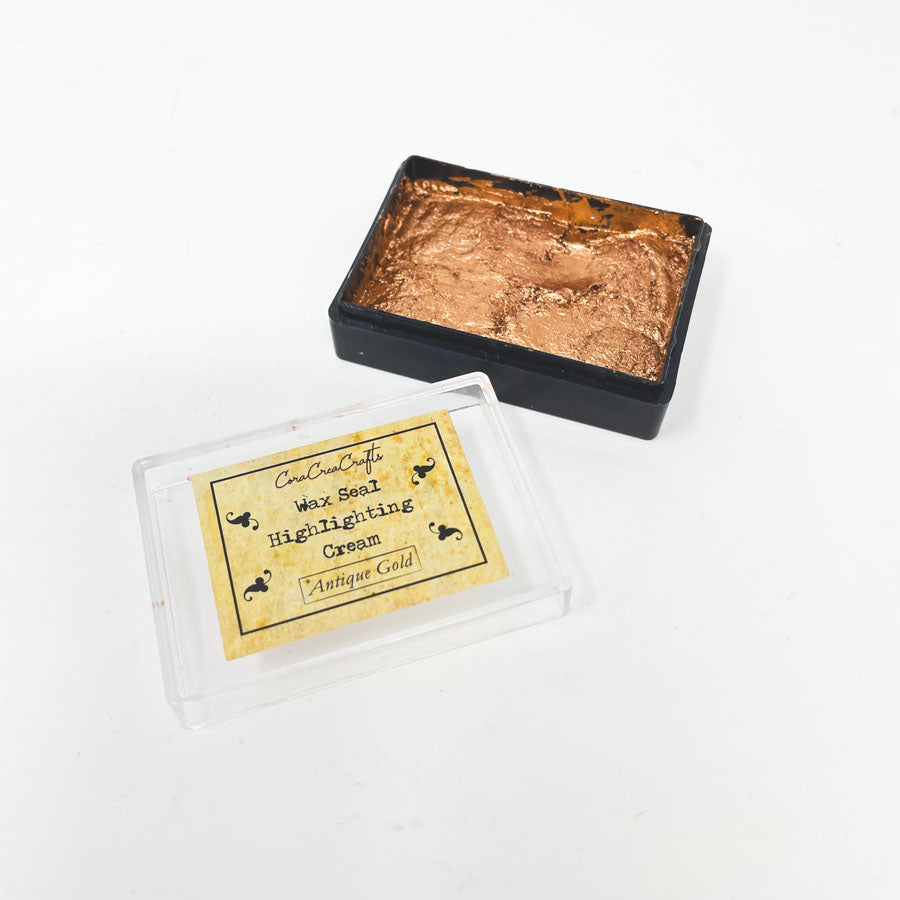 Antique Gold Wax Seal Highlighting Cream