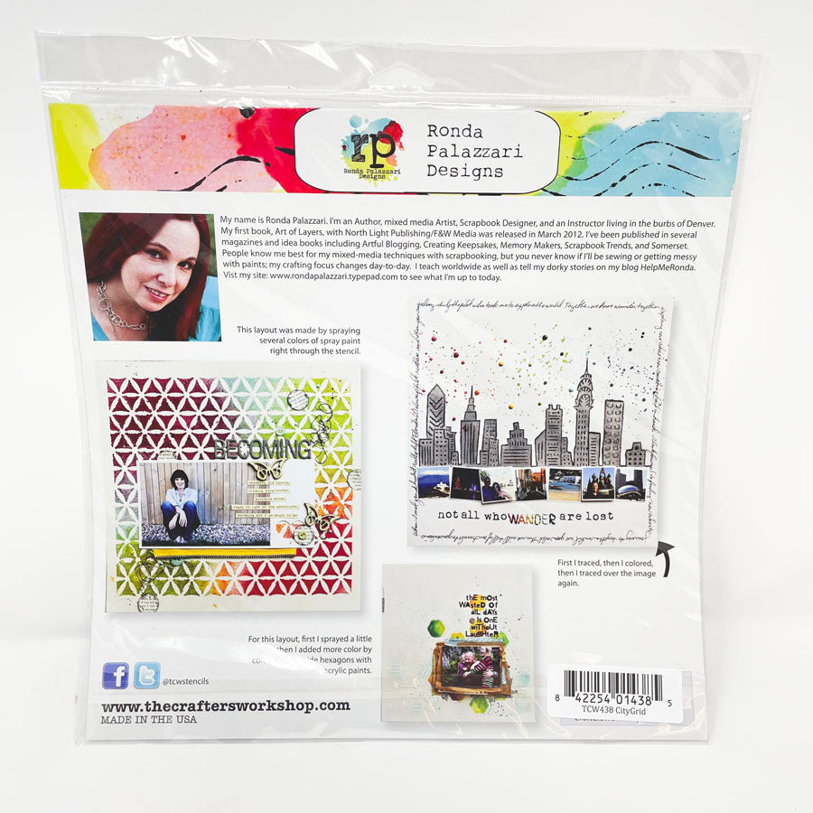 Crafter's Workshop 12"x12" Stencil Template