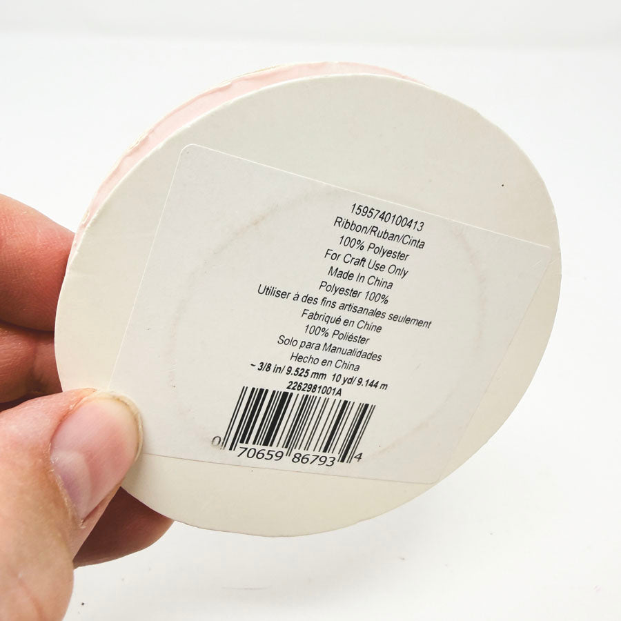 3/8" Cherish Breast Cancer Ribbon