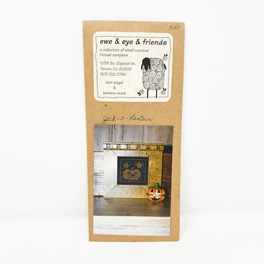 Jack O' Lantern - Ewe & Eye & Friends Cross Stitch Pattern