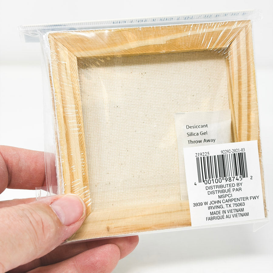 4" x 4" Artist's Loft Necessities White Mini Canvas Panels