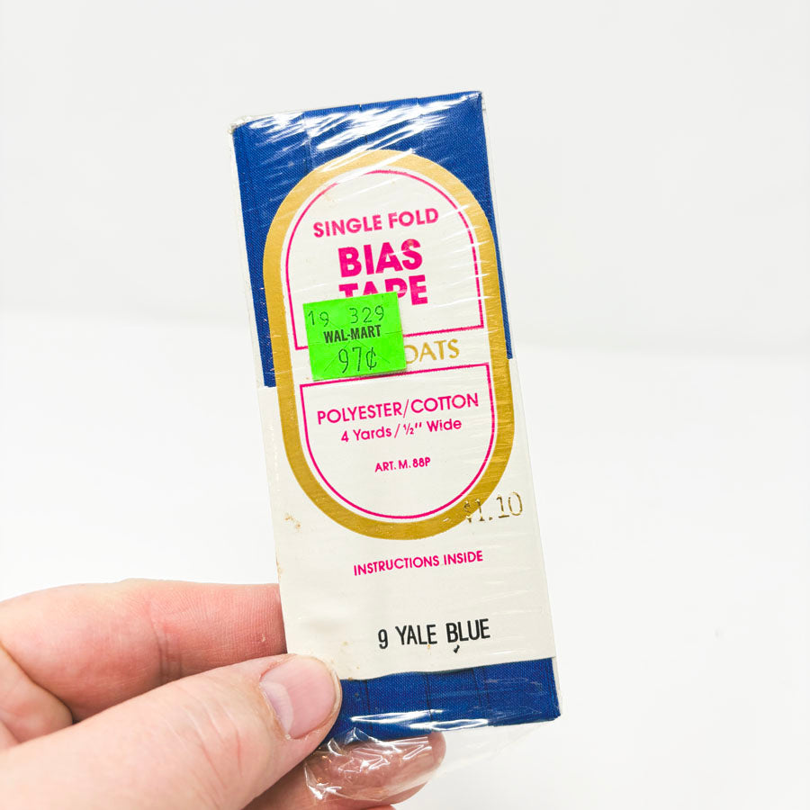 Coats Single Fold Bias Tape - Yale Blue