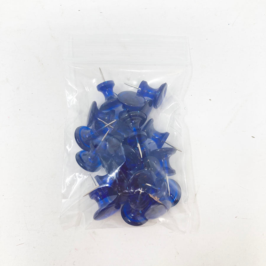Large Blue Push Pins