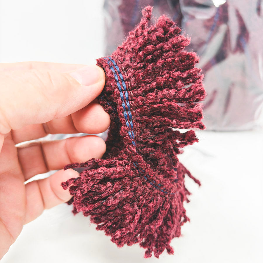 Deep Wine Chenille Fringe Trim Lengths