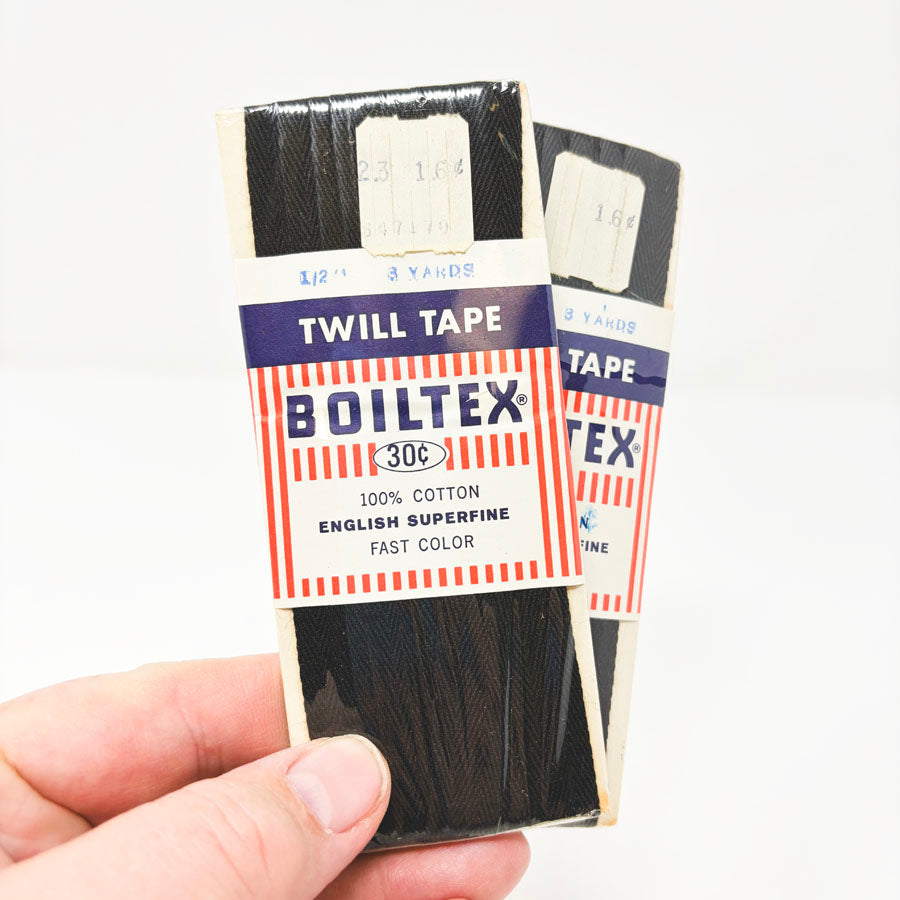 Boiltex Twill Tape - Black (1)