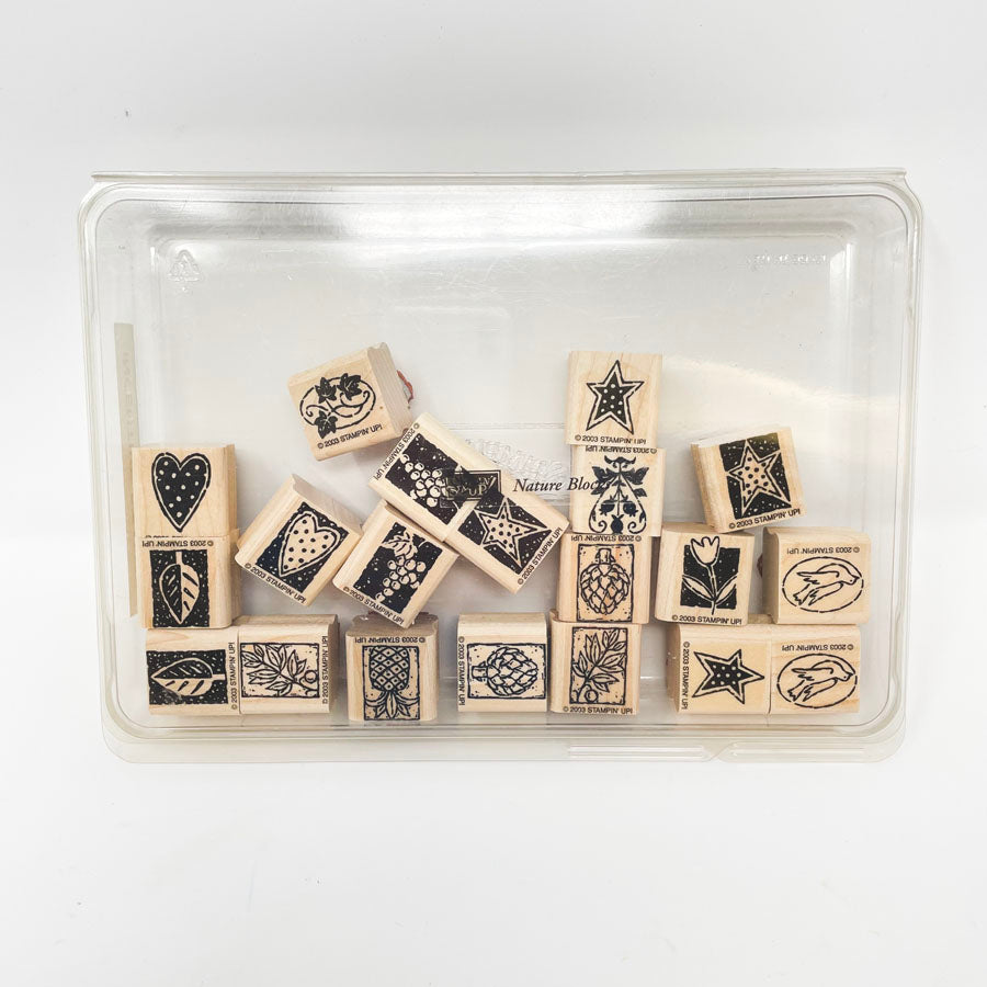 Stampin' Up Large Box Set Rubber Stamps