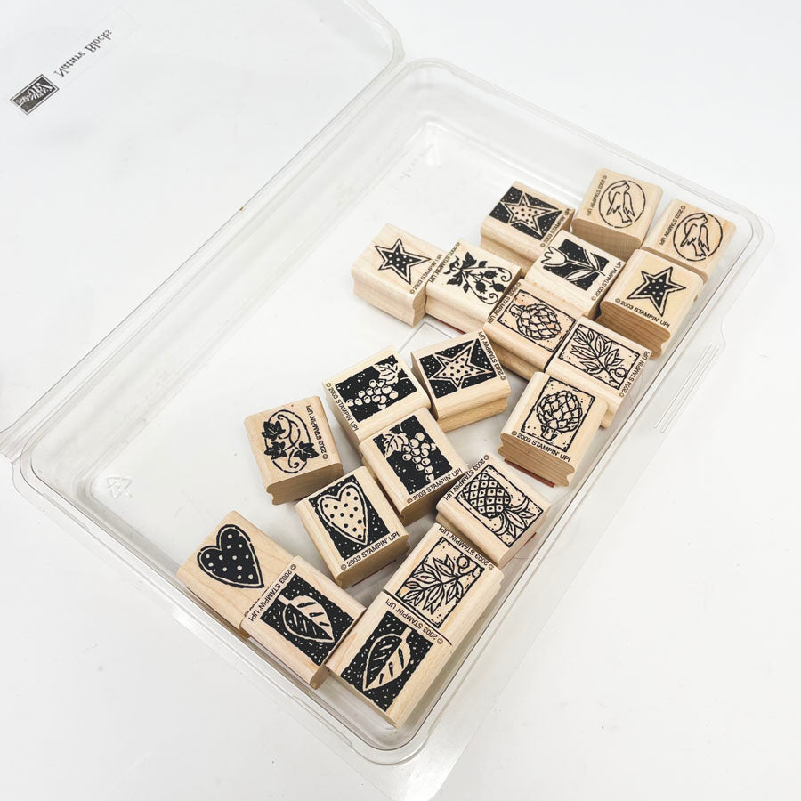 Stampin' Up Large Box Set Rubber Stamps