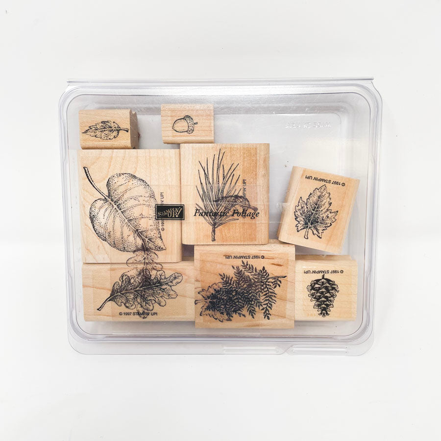 Stampin' Up Small Box Set Rubber Stamps