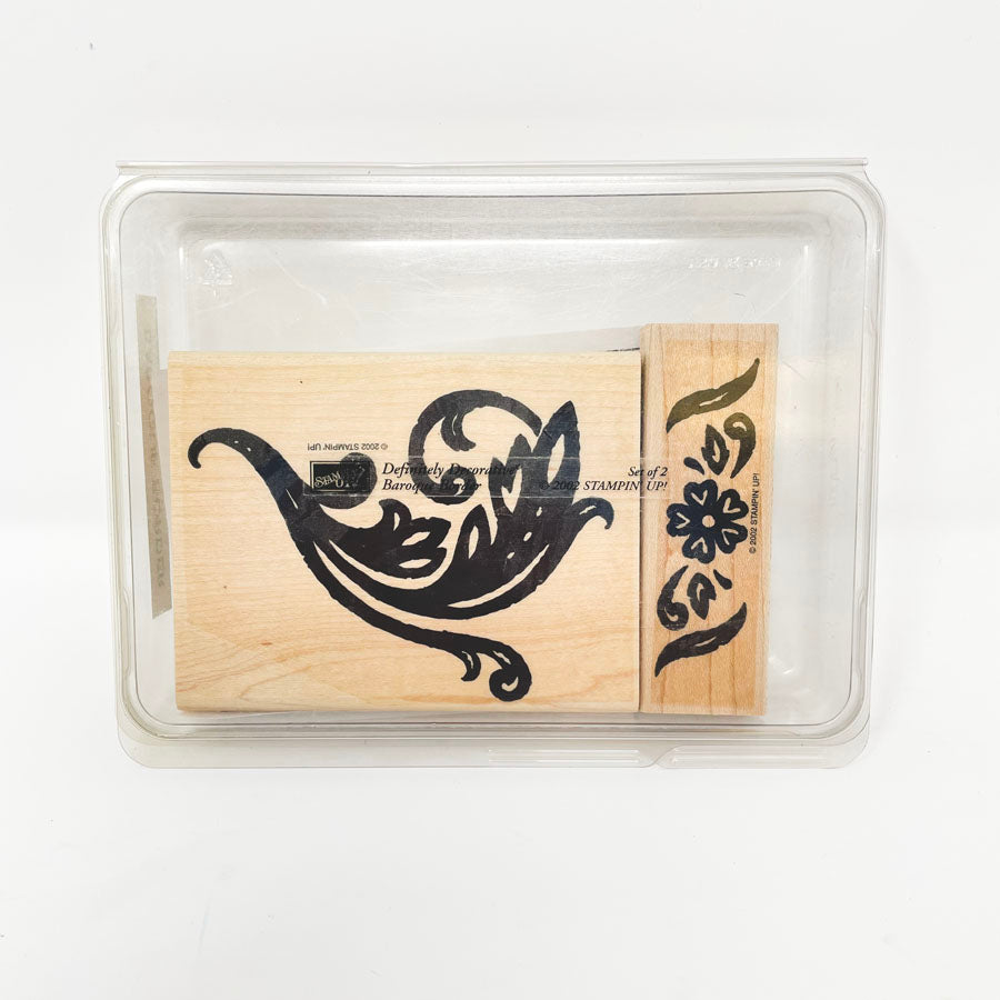 Stampin' Up Medium Box Set Rubber Stamps