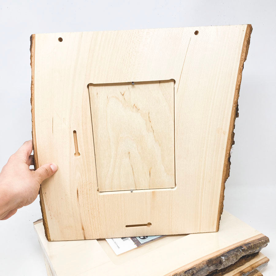 Walnut Hollow 5x7 Bark Edge Frame