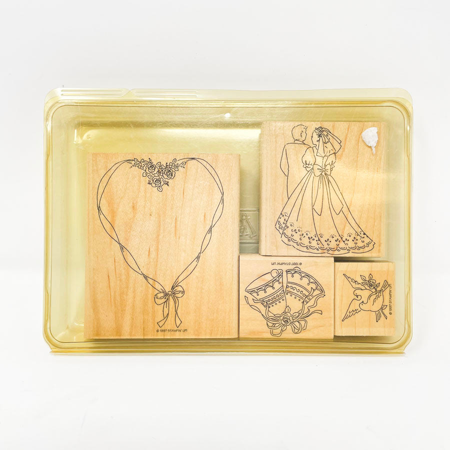 Stampin' Up Large Box Set Rubber Stamps