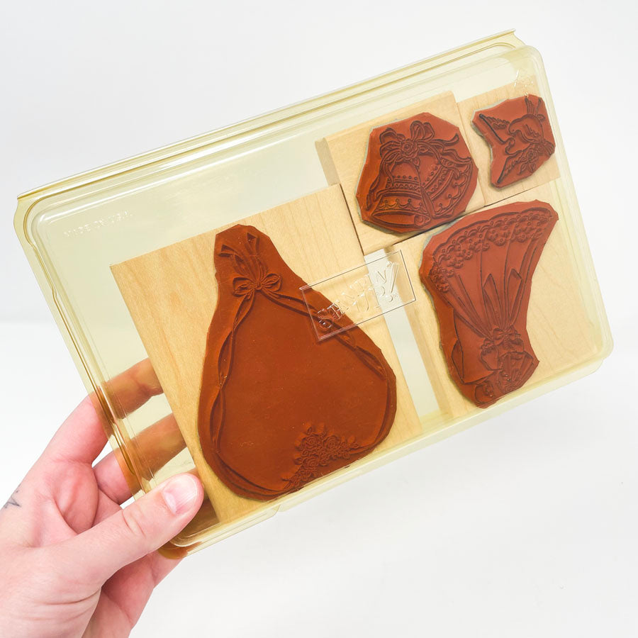Stampin' Up Large Box Set Rubber Stamps