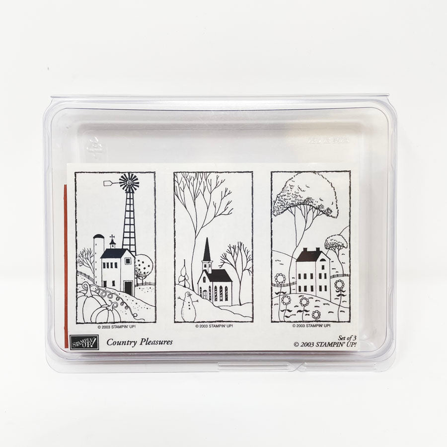 Stampin' Up Medium Box Set Rubber Stamps
