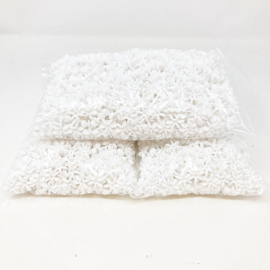 Plastic 'Snowflake' Bead Bundles