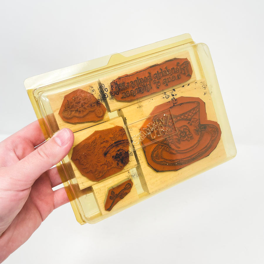 Stampin' Up Medium Box Set Rubber Stamps