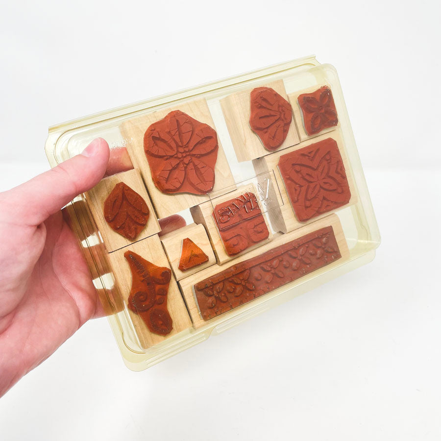 Stampin' Up Medium Box Set Rubber Stamps