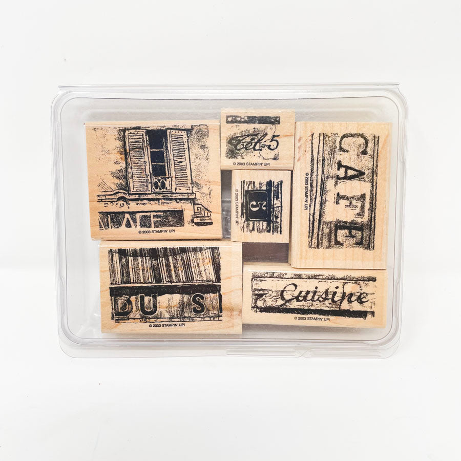 Stampin' Up Medium Box Set Rubber Stamps