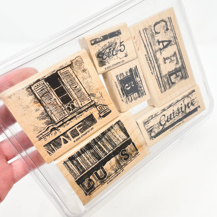 Stampin' Up Medium Box Set Rubber Stamps