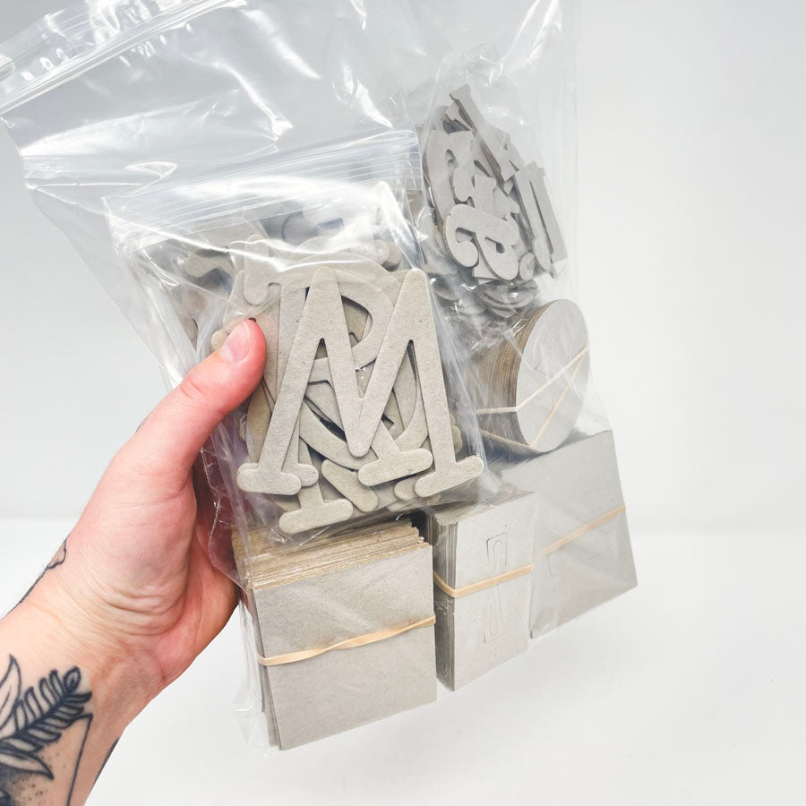 Big Chipboard Letters Bundle