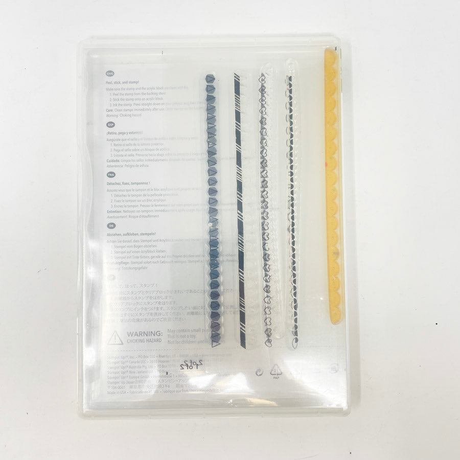 Stampin Up! Cling Stamps - Bordettes