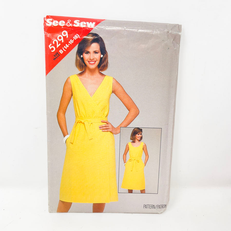 Vintage 1980s See & Sew Dress - 5299