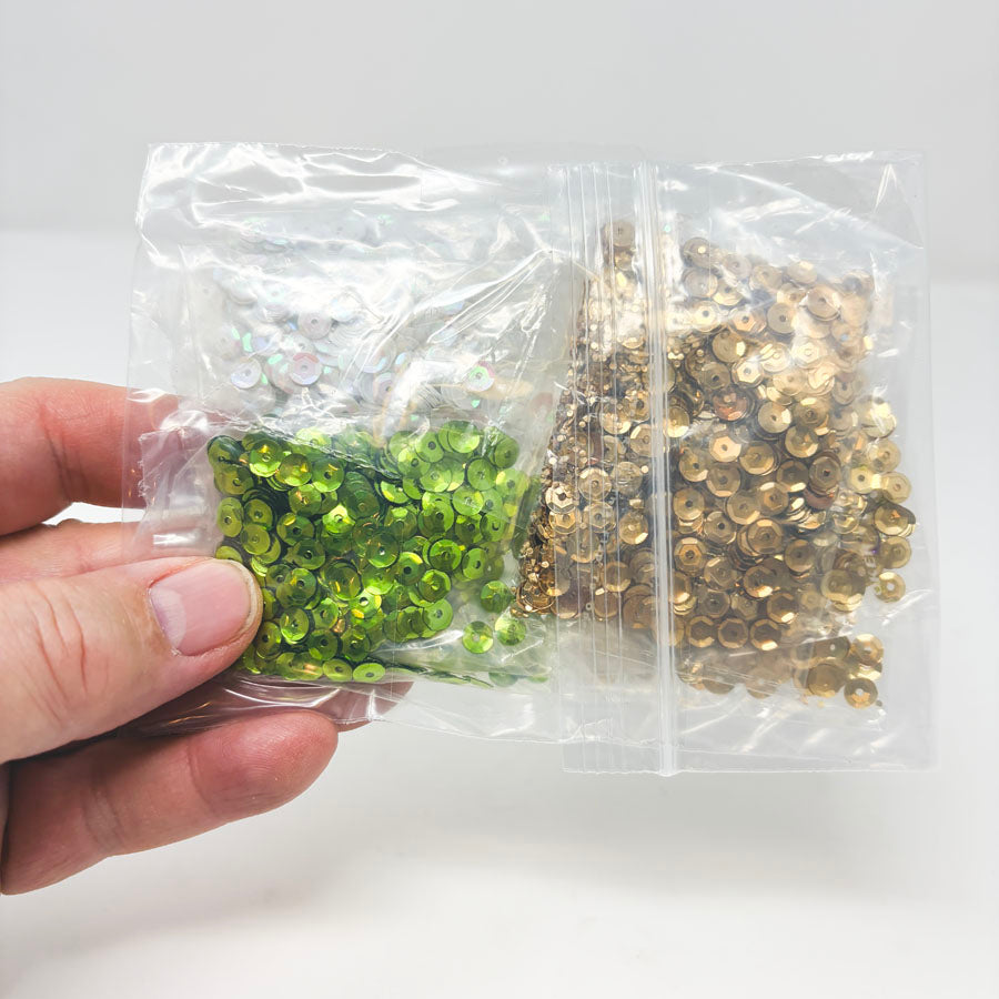Gold/Green Theme - Sequin Bundles