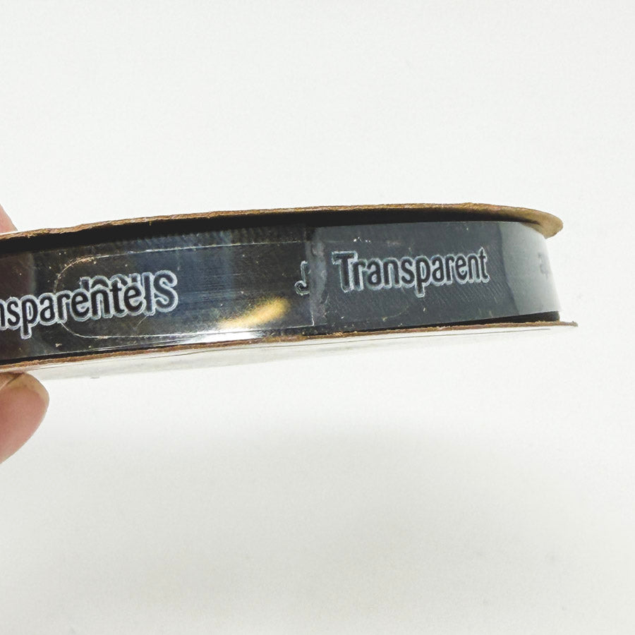 5/16" Black Sheer Offray Ribbon