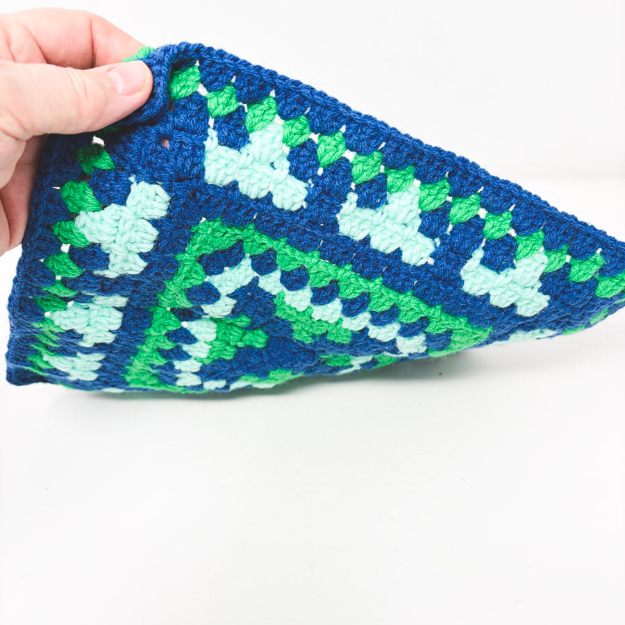 Blue Granny Square Start