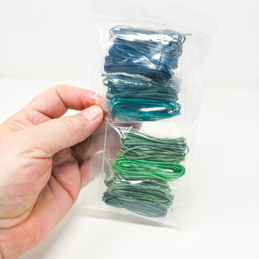 Color Packs of Natural Fiber Cord