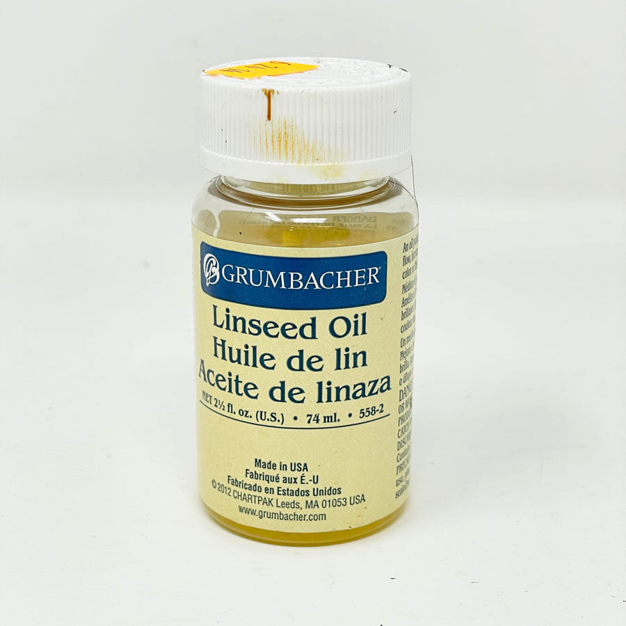 Grumbacher Linseed Oil - 2.5 oz