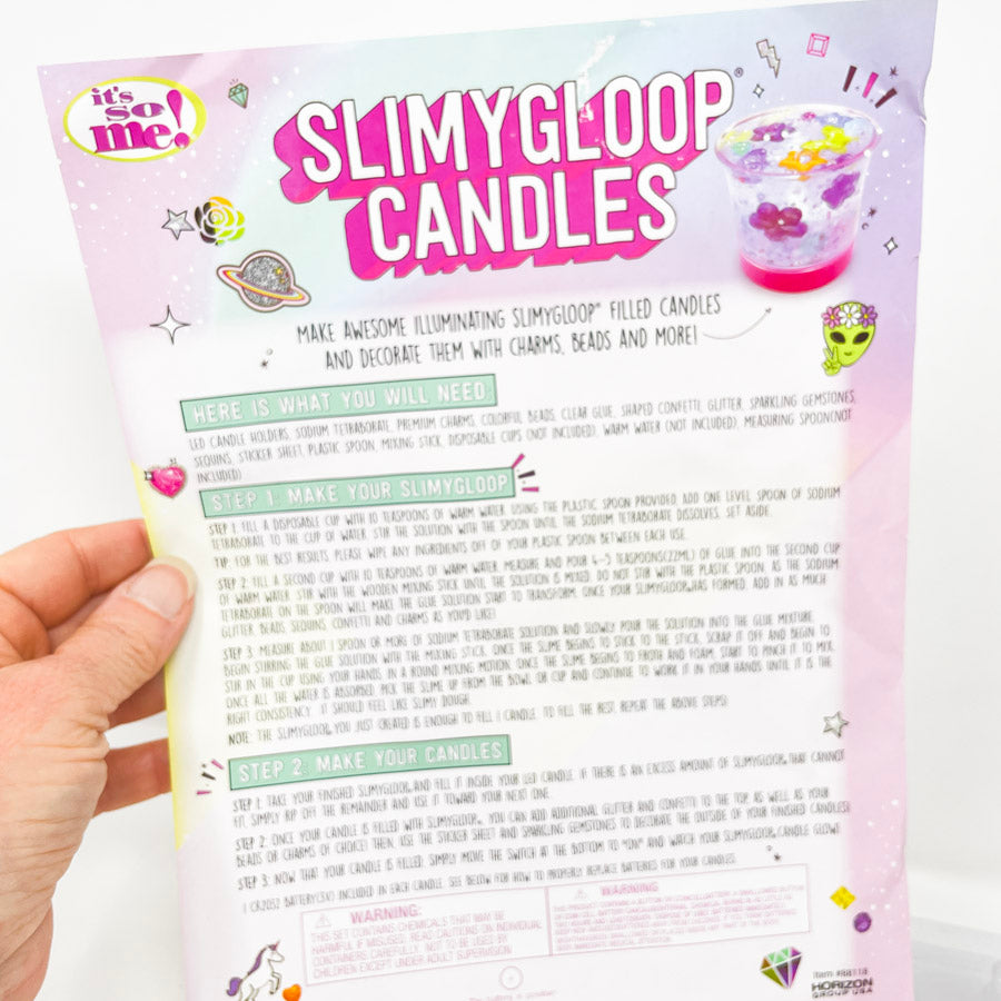 Horizon Slimy Gloop Candles Craft Kit