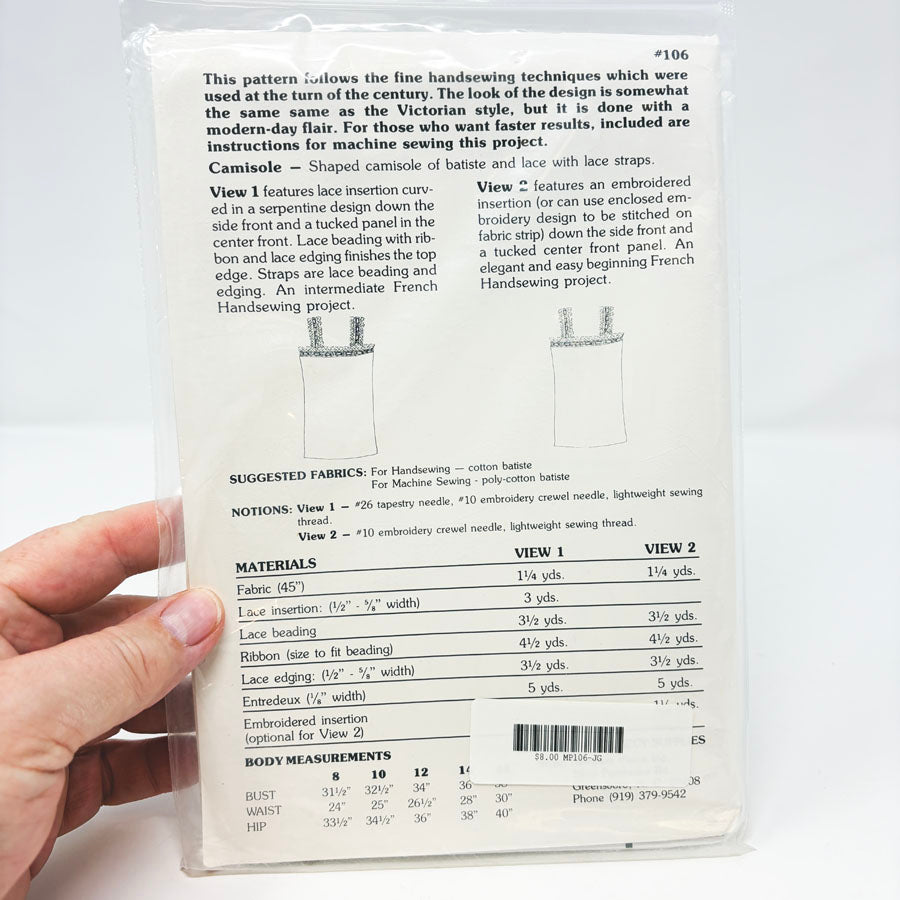 1990s Margaret Pierce Camisole - #106 - Size 8-16