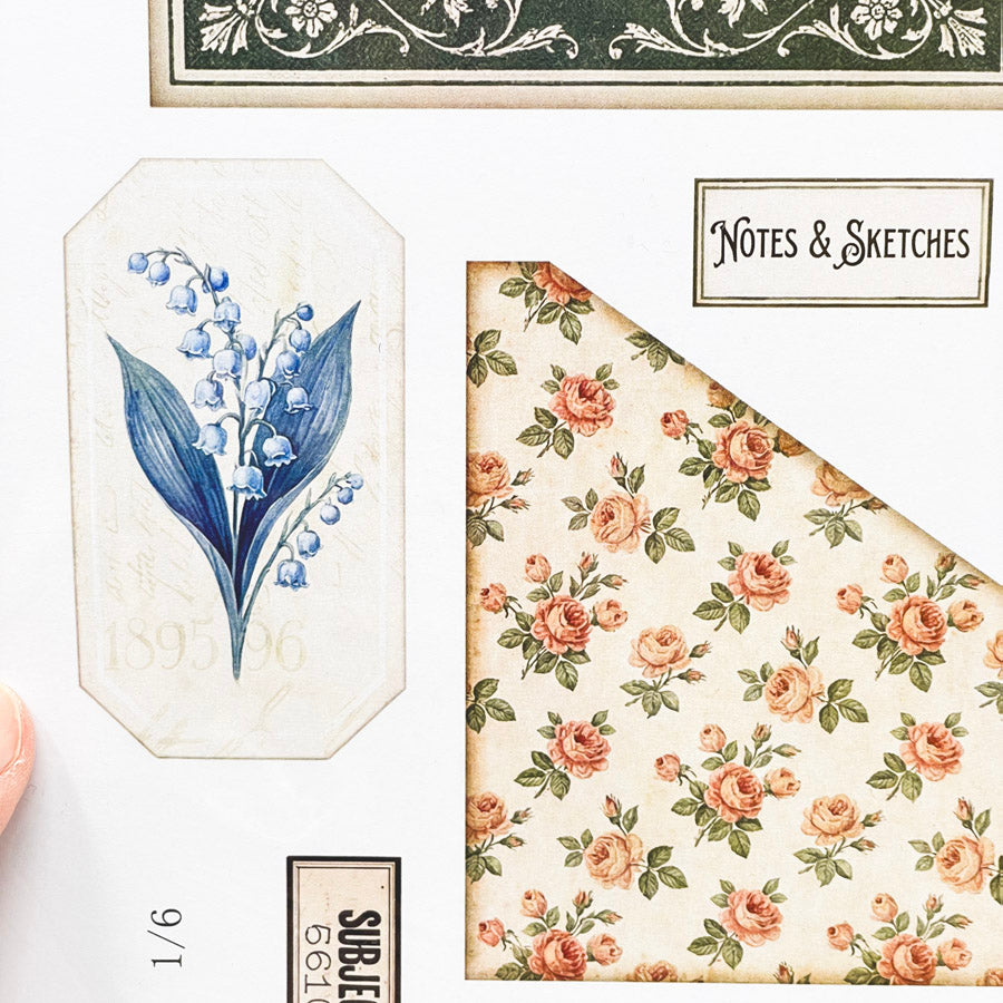 Trifold Portfolio Mini Paper Pack
