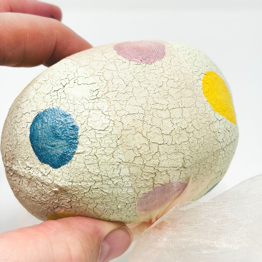 Paper-Mâché Egg by Natalie Silitch