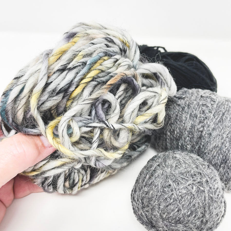 Swirly Darks Yarn Bundle