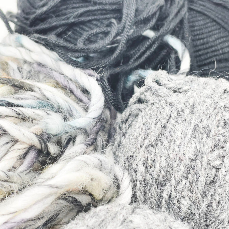 Swirly Darks Yarn Bundle