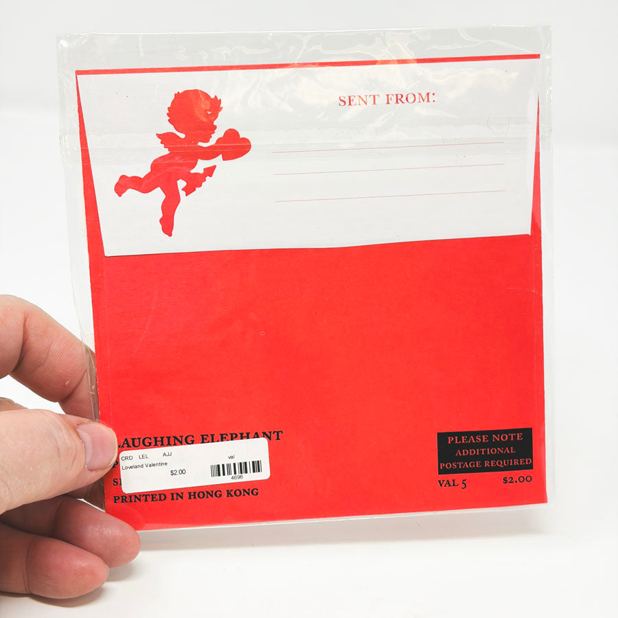 Laughing Elephant Valentine's Day Card