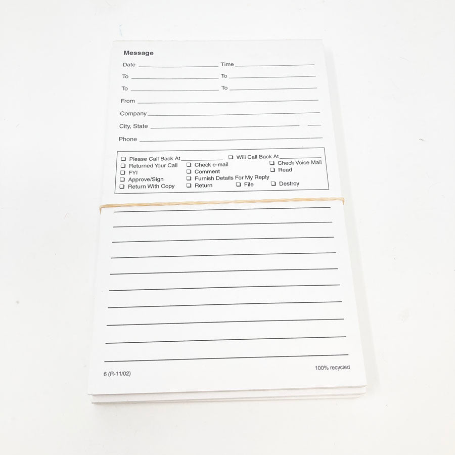 Small Stack of Message Pads