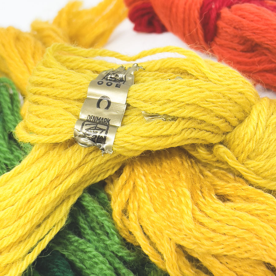 Vintage The Danish Handcraft Guild Crewel Yarn Bundle