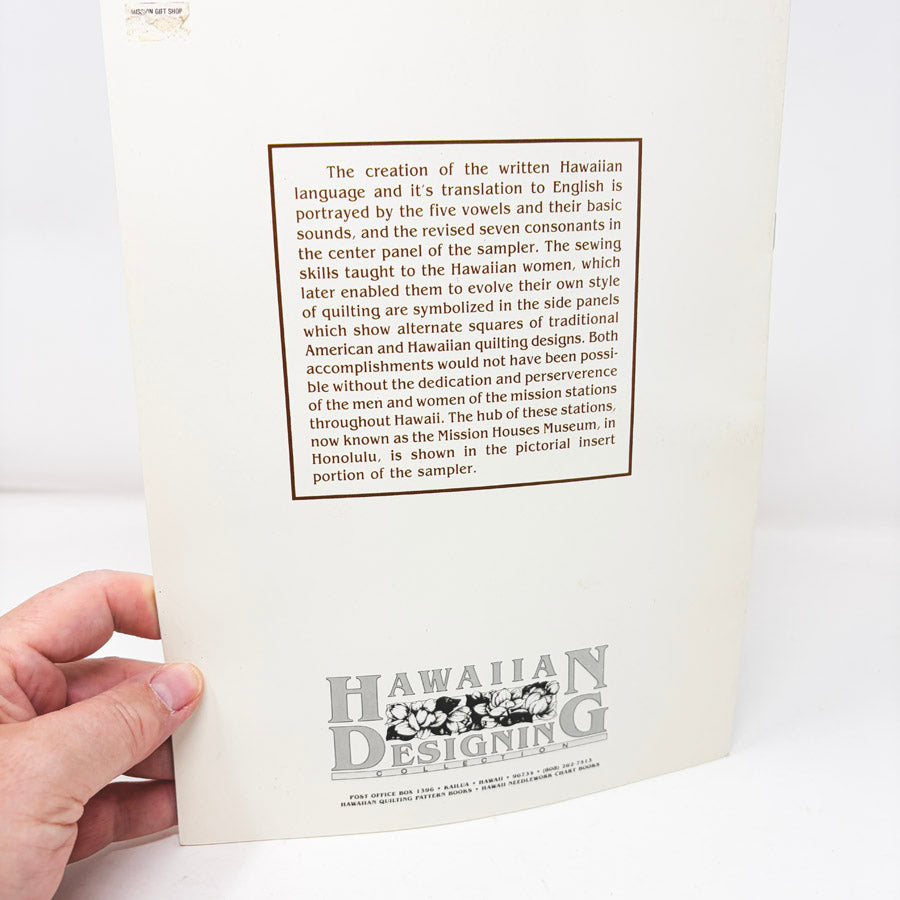 Mission Houses Cross Stitch Pattern Leaflet