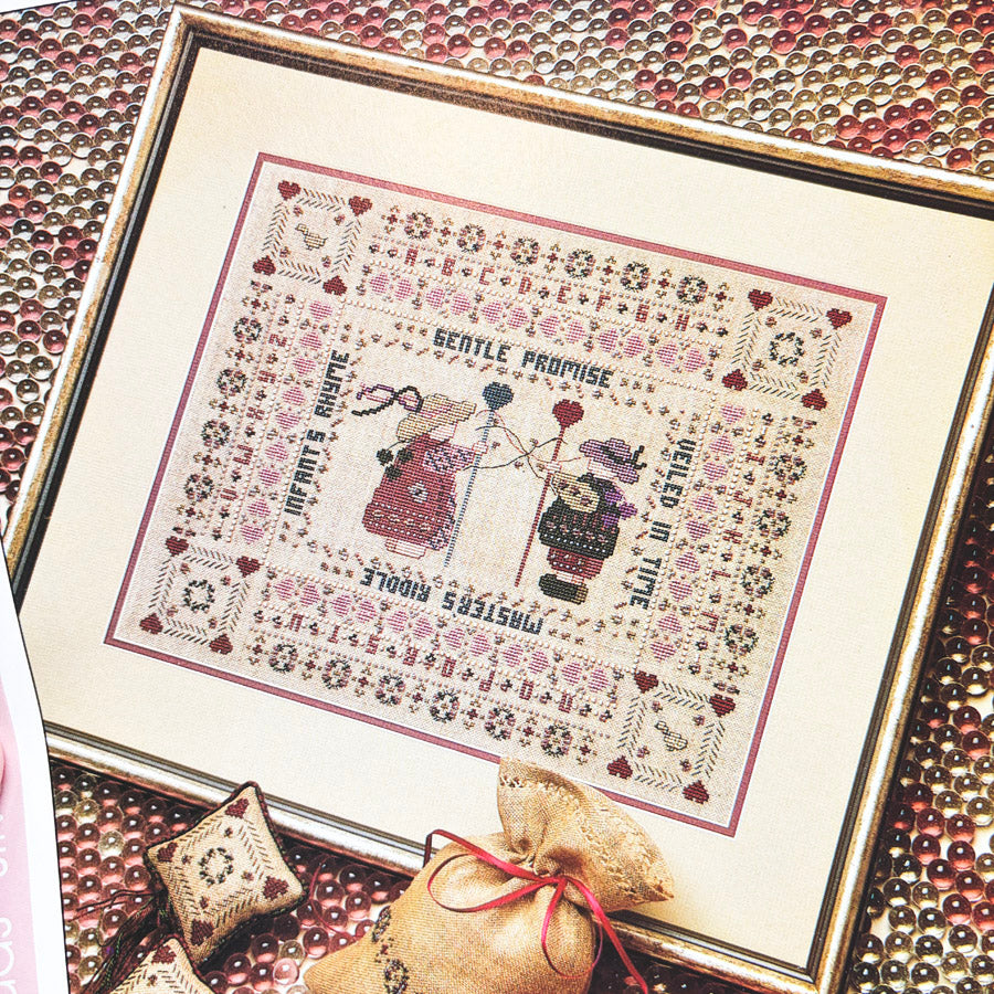 A Linen Symphony Cross Stitch Pattern Leaflet