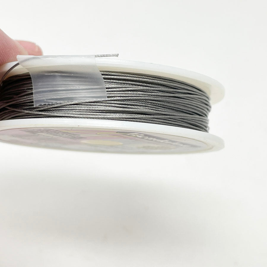 49 Strand Stainless Steel Bead Stringing Wire, .024 - 100 ft