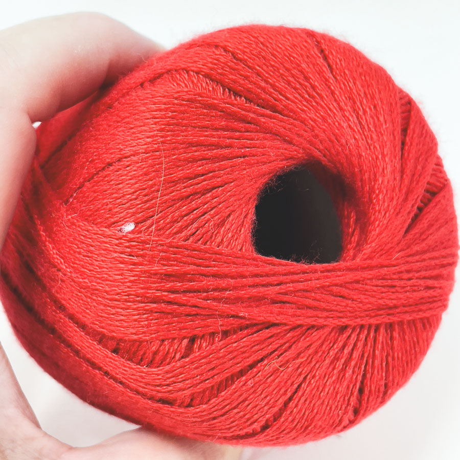 Red Crochet Thread - Pick a Size