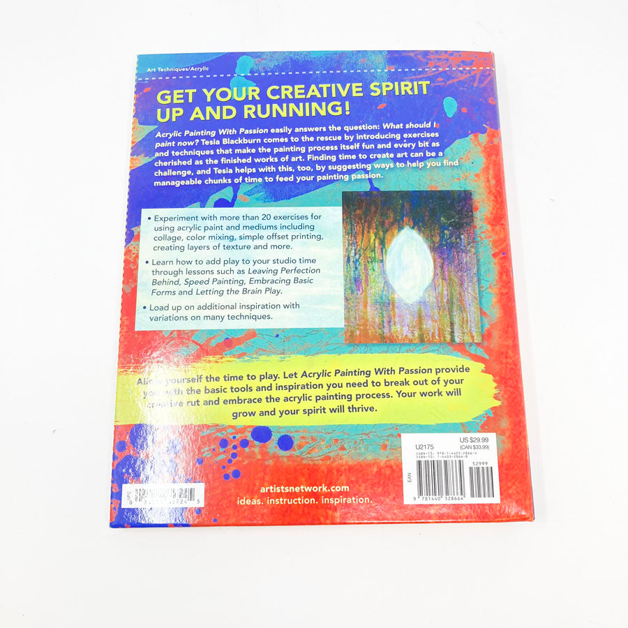 Acrylic Painting with Passion Book by Tesia Blackburn