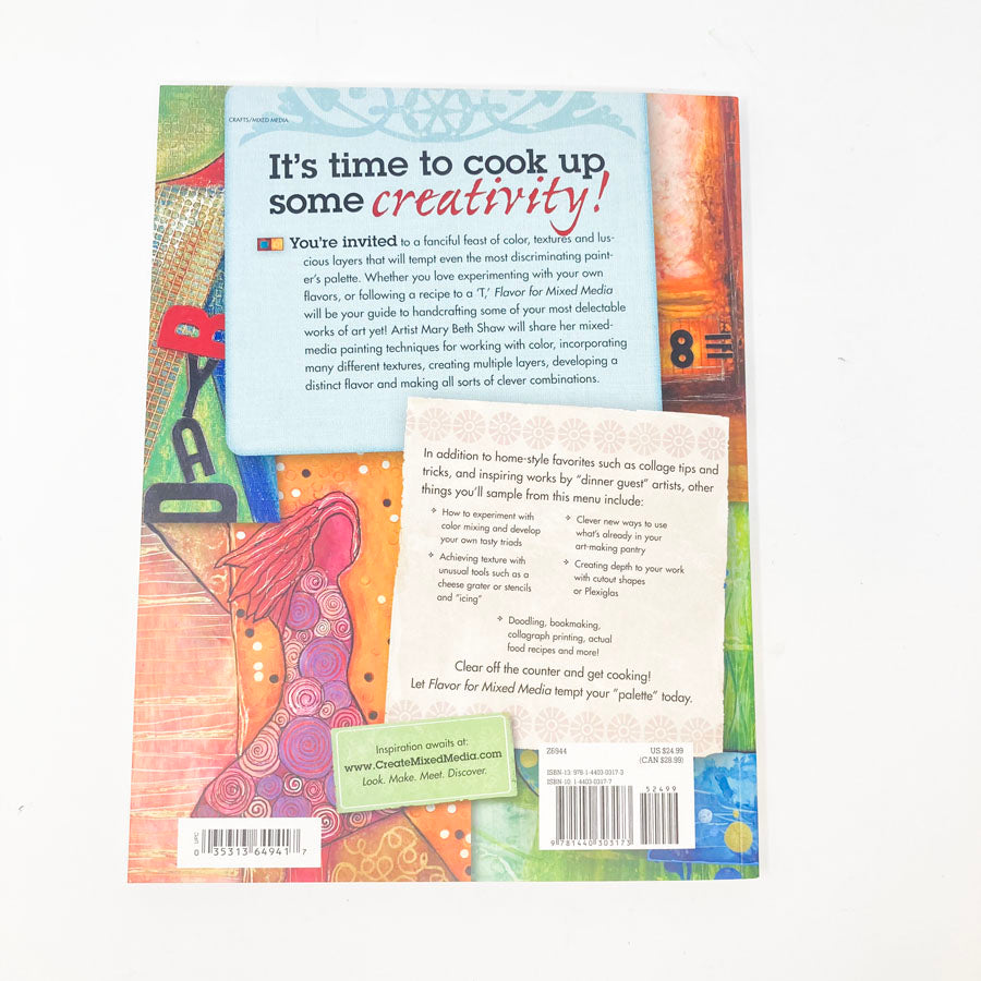 Flavor for Mixed Media Book by Mary Beth Shaw